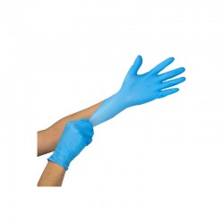 Gant nitrile bleu non...