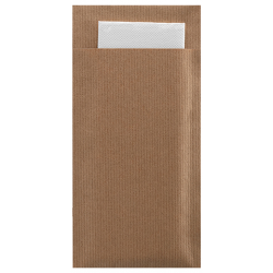 Pochettes kraft serviettes...